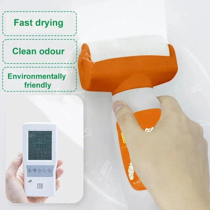 Antibacterial Wall Paint β Strong Repair Latex Paint with Roller Brush for Living Room & Kitchen